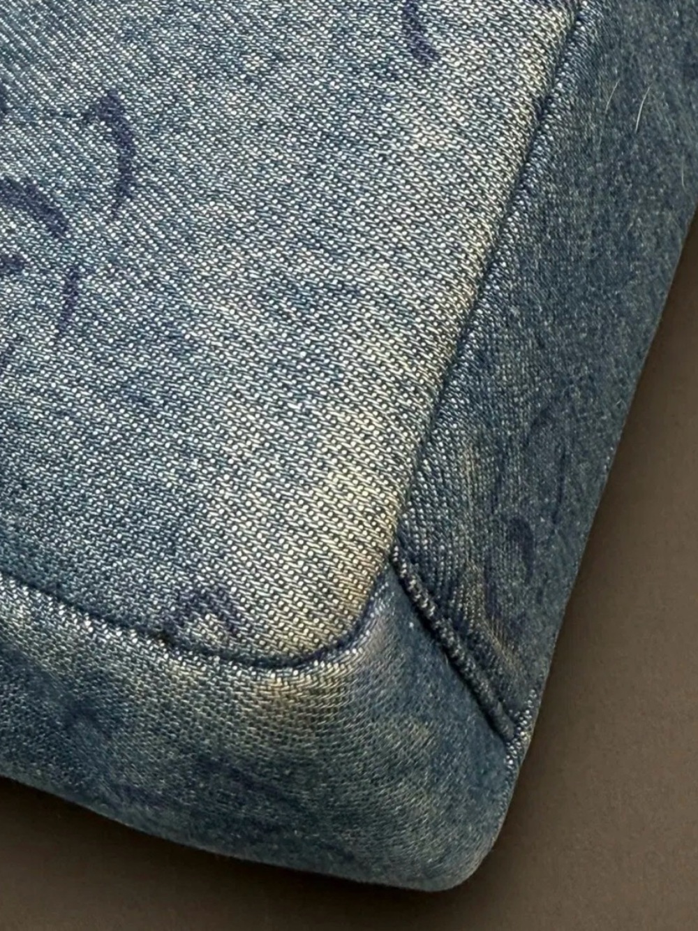 CHANEL Light Blue Denim Classic Flap Shoulder Bag - Picture 3 of 8